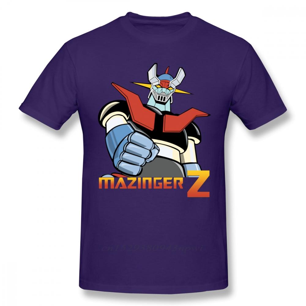 Cool Mazinger Z Robot T Shirt For Man New Short Sleeve Anime Oneck Tee Shirt High Street Vaporwave Fashion Mens Clothes