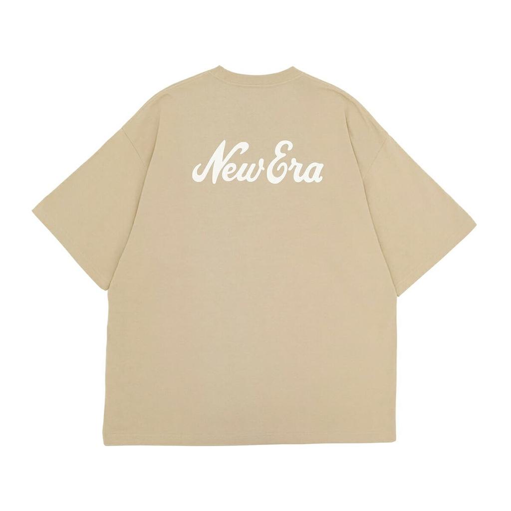 New Era Classic NE Short Sleeve Exclusive To Oversized Cotton Size Size T-Shirt, Camel, ONSPOTZ, Tee, L, S/S