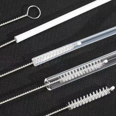 10-teiliges Reinigungsbürsten-Set, Vollgröße, Strohhalme, enge Spalten, Tiefenreinigungsbürste, Nylonborsten, Spiralwelle, Reinigungsgerät
