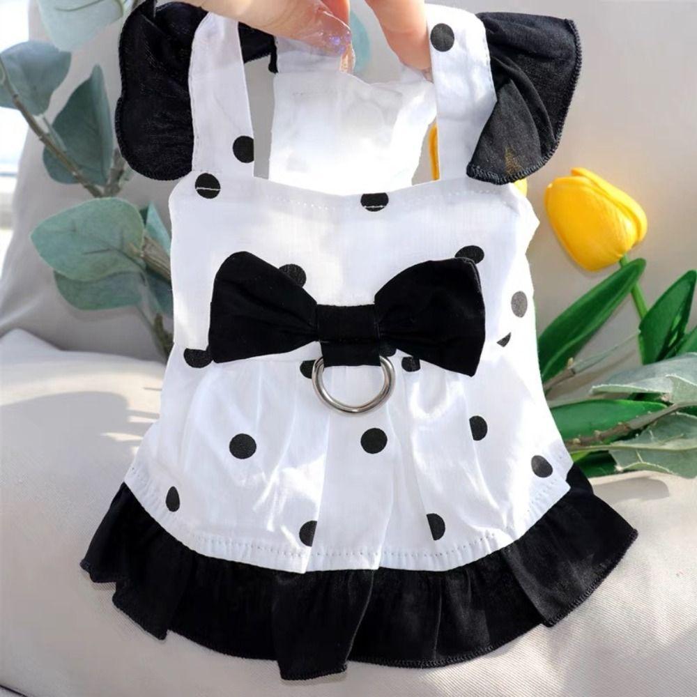 Breathable Pet Skirt Cute Pet Clothes Fashion Cat Vest Harness  for Puppy Kittens