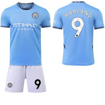 2024-25 Man City Home Jersey #9 Haaland #17 De Bruyne Football Jerseys