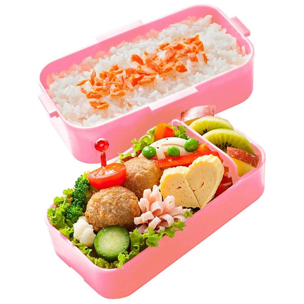 Skater Bento Box Hello Kitty Flower Wreath Sanrio 600ml Antibacterial Fluffy Dome Lid 2 Tiers for Women Made In Japan PFLW4AG-A