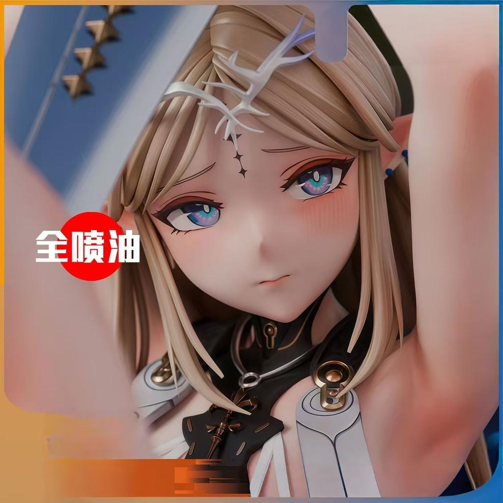 Kathesia Anime-Mädchen Figur Vollständig Spritzlackiert Sammlermodell Schreibtischdekoration PC-Gehäuse Ornament Trendiges Spielzeug Geschenk für Erwachsene