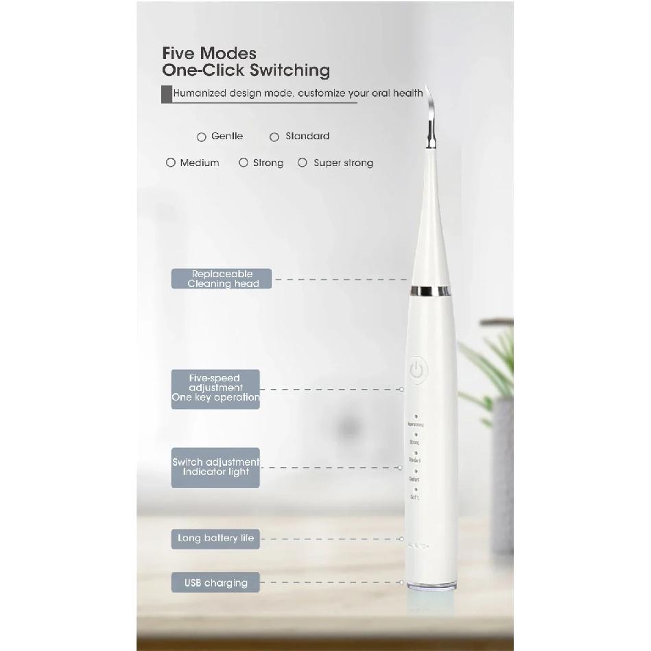 Spazzolino elettrico Sonic Dental Kit sbiancante per denti Sbiancante per denti Calcolo Tartaro Rimozione Strumenti Detergente Macchie Cura orale