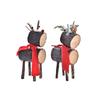 Decorative Christmas Figure - DKD Home Decor - Red - Birch and Glitter - 64x52x38 Cm - 3 Kg - Animal Collection
