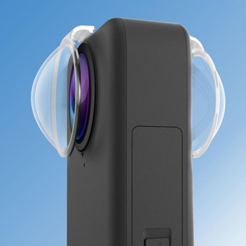 Transparently Camera Lens Guard For 360 Devices Anti Reflection Hardened Film Lightweight Design Includes Cleaning Kit