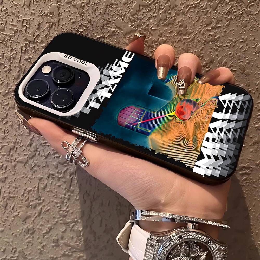 Band T-Tame Impala Handyhülle Für IPhone 17 16 15 14 11 12 13 Pro Max Plus Pro Farbige Silberne Hülle