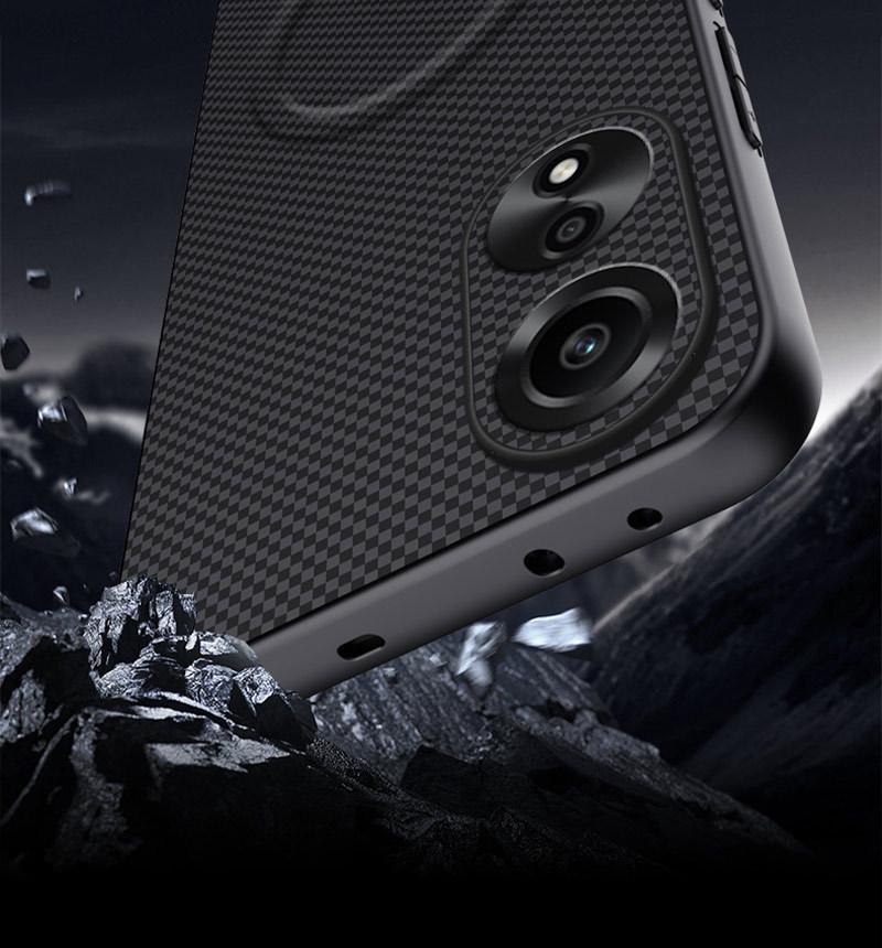 OPPO A78 Protective Case: Full Coverage, Anti-Drop, High-End Design with Magnetic Buckle and Textured Finish.
