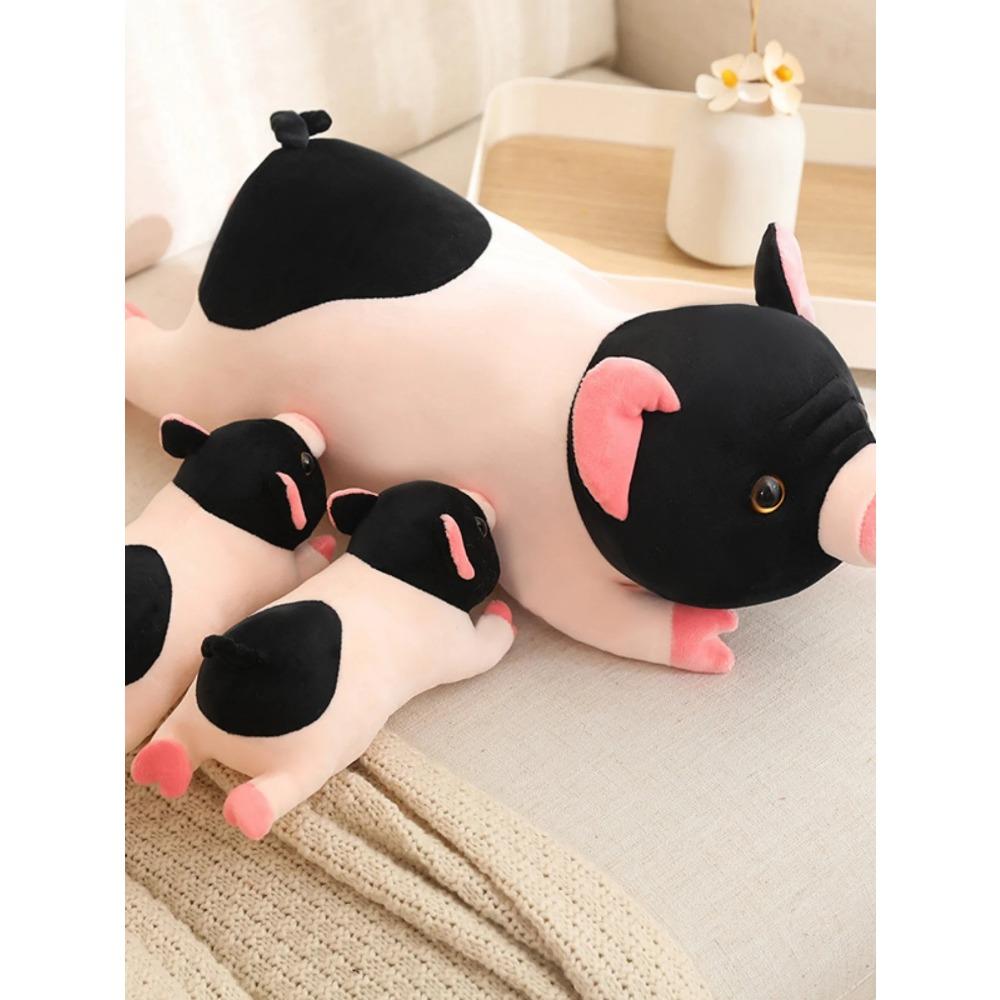 Cute Piglet Doll Pet Piggy Pillow Doo Pig Plush Toy Sleeping Doll Men and Women Birthday Gift Home Companion Decoration