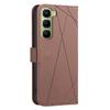 For Infinix Hot 60 Pro 4G Case BINFEN COLOR BF35 Geometry Imprinted Leather Phone Cover RFID Blocking Wallet Stand