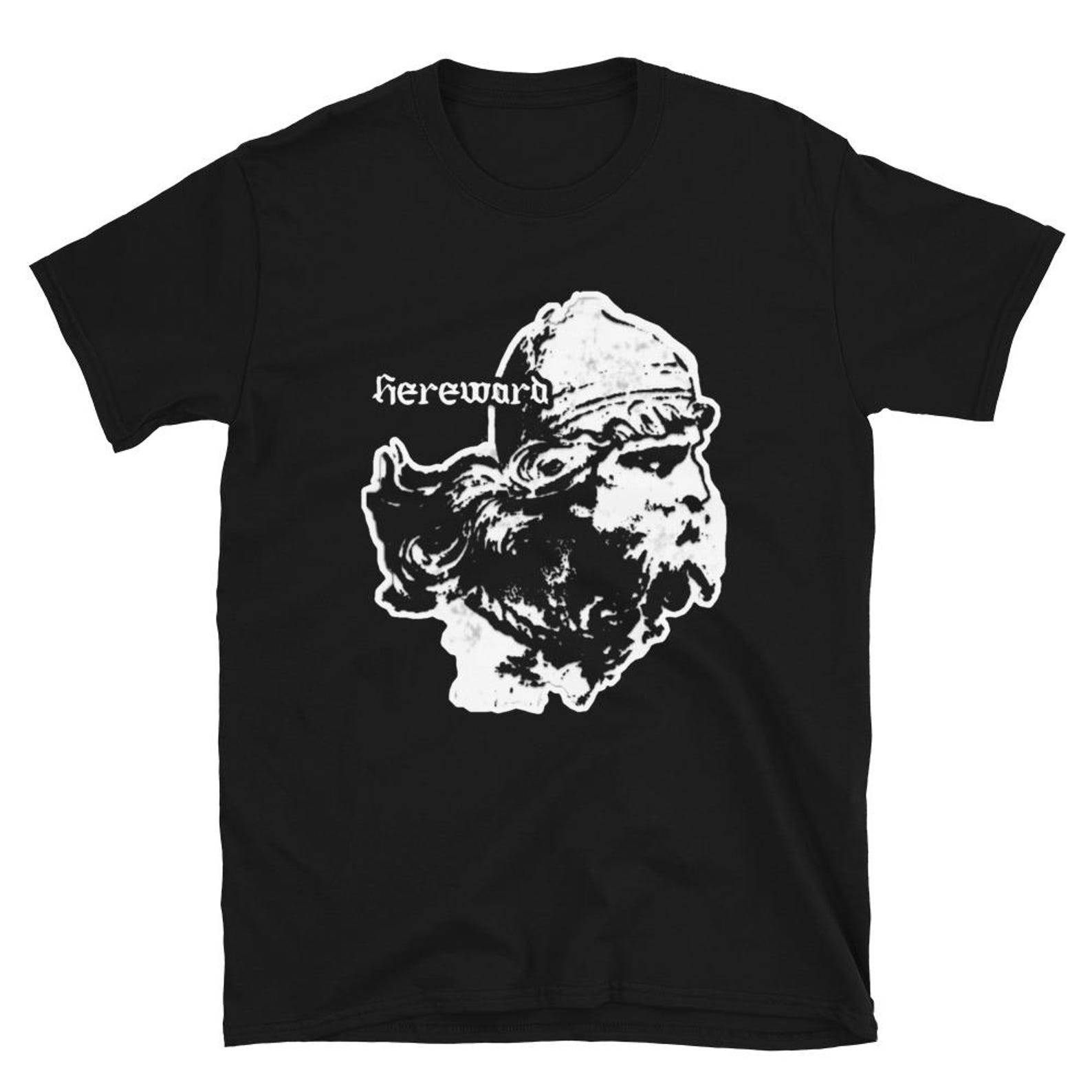 HEREWARD THE WAKE Design T-Shirt - Anglo Saxon Old English Warrior Rebel Tee 3XL