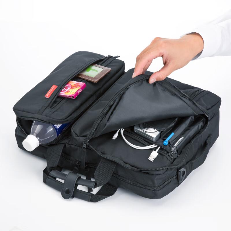 Sanwa Supply BAG-3WAYC1BK 3-Way Multi-Function Laptop Bag
