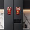 Auspicious Lion Dance Doorbell Magnet – Chinese Spring Festival Decoration