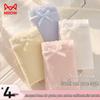 MaoRen Women's Sweet Lace Bow Cotton Antibacterial Underwear 4-Pack