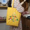 Handmade DIY Embroidery Canvas Tote Bag Kit - Creative Gift for Couples