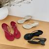 Eiyken Designer Buckle Clip Toe Women Slippers Fashion Wedges High Heels Sandals Summer Flip Flops Female Shoes