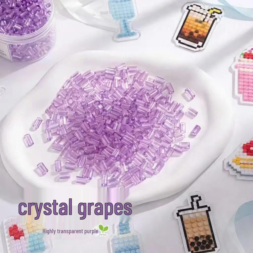 KYDD Fuse Beads Refill Pack - 250g, 2.6mm Beads, 221 Mixed Colors, MARD Color System, Sand Yellow Included