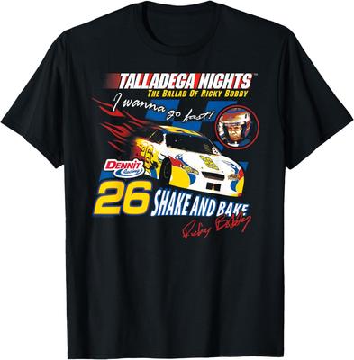 Talladega Nights Dennit 26 I Wanna Go Fast Racing Movie T-Shirt Unisex T-Shirt