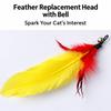 Fishing Wheel Design Fishing Rod Cat Toy Retractable Pole Interactive Cat Stick  Indoor Cat Play