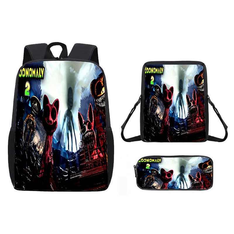 Verformte Zoo-Schüler-Schultasche Zoonomaly Spiel-Merchandise Kinderrucksack Umhängetasche Niedlich Lustig