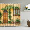 Waterproof Bath Shower Curtains 3d Flowers Printing Custain for Bathroom Curtain Polyester Bath Screen Home Decoration