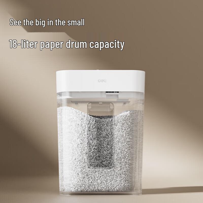 Deli G12 Mini Desktop Paper Shredder CN plug (adapter included)