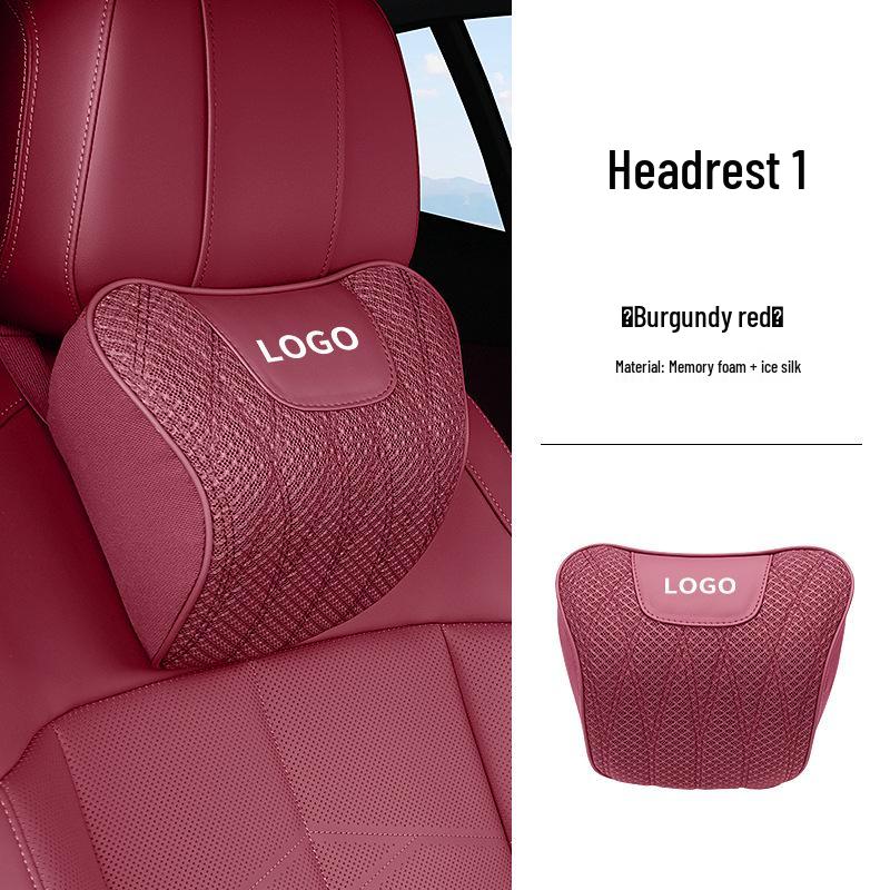 

Toyota Ice Silk Headrest & Lumbar Support Pillow for Camry, Highlander, Corolla, RAV4, Levin