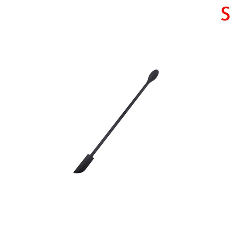 Cosmetic Bottle Silicone Mini Scraper Three Piece Set Baking Double End Two In One Spatula Jam Deep Bottle Scraper Spoon Set