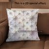 2D Shiny Starry Embossed Style Throw Pillow Cases Pattern Cushion Cover Suitable For Sofa Bedroom Car Pillow Cover