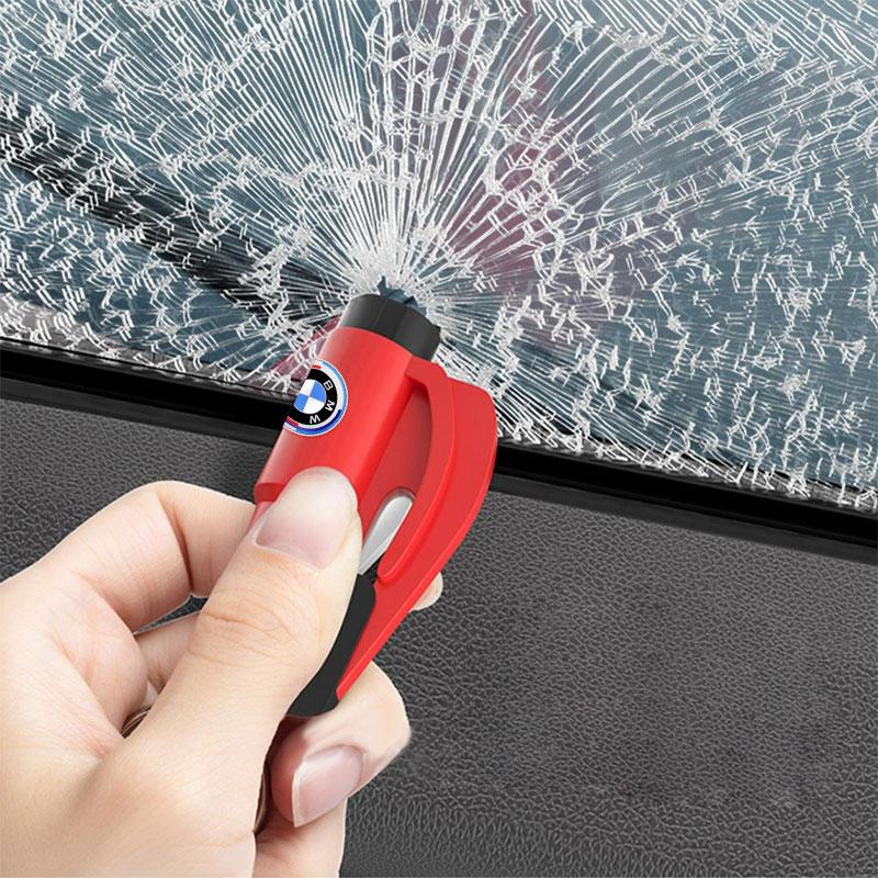 Safety Hammer Car Escape Tool 3-in-1 Window Breaker Seat Belt Cutter For BMW 1/2/3/4/5/6 Series X1 X2 X3 X4 X5 GT3/5 E46 E47 E49