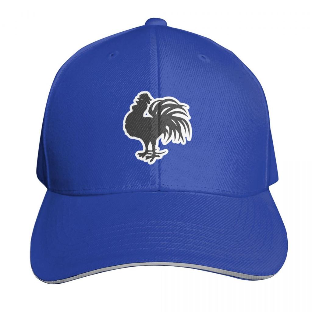 Black  White Rooster Cockerel Baseball Cap hats on offer Snapback Cap Horse Hat hiking hat Womens Beach Outlet  Unisexs