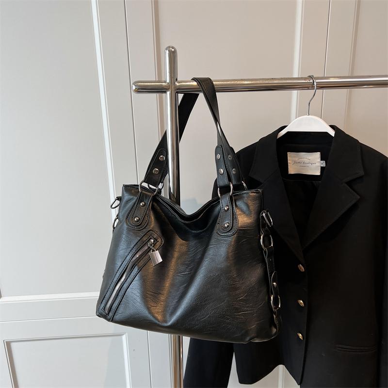 Geantă de mână minimalistă pentru femei cu capacitate mare, geantă de umăr la modă, geantă tote simplă și casual, potrivită pentru utilizarea zilnică și cumpărături