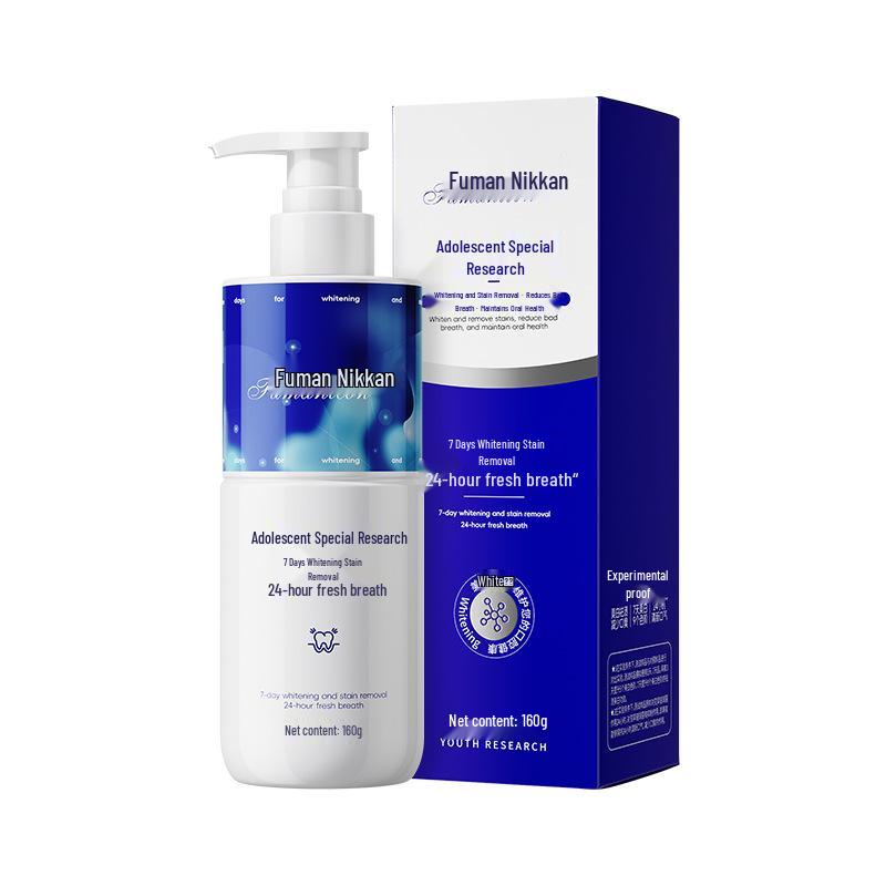 Fluoride-Free Whitening Toothpaste: Fresh Breath, Stain Removal, Cavity Protection, Gum Care for Youth