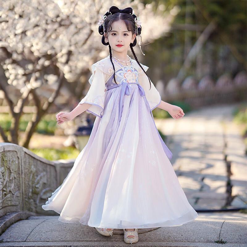Girls  Summer Hanfu Princess Dress 150