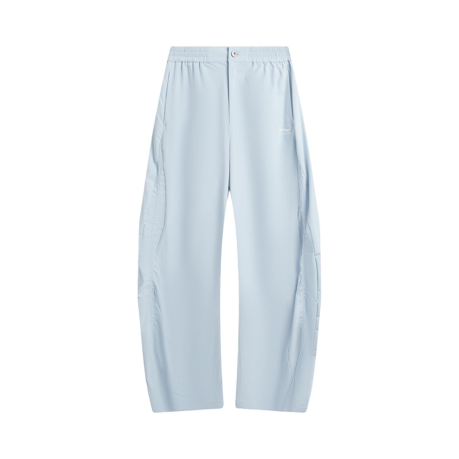 Li-Ning Быстросохнущие прохладные повседневные брюки с логотипом для женщин, низ AYKW358-7 XS