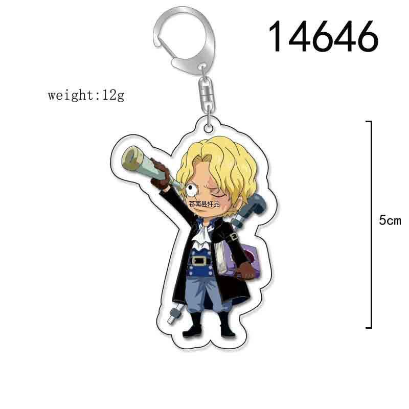 Anime/Cartoon One Piece Keychain/Acrylic Keychain - Luffy, Zoro Acrylic Keychain/Cartoon Keychain Gift