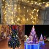 10M-100M solcelledrevne eventyrlys Christmas Street Garland Led String Strip Light Utendørs Vanntett for Hage Bryllupslampe
