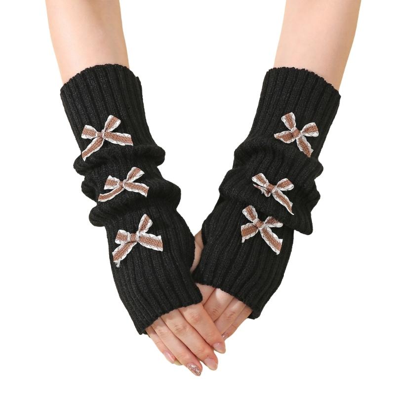 Winter Embellished Arm Sleeves Soft Stretchable Wrist For Women Men Daily Fashion Accessories