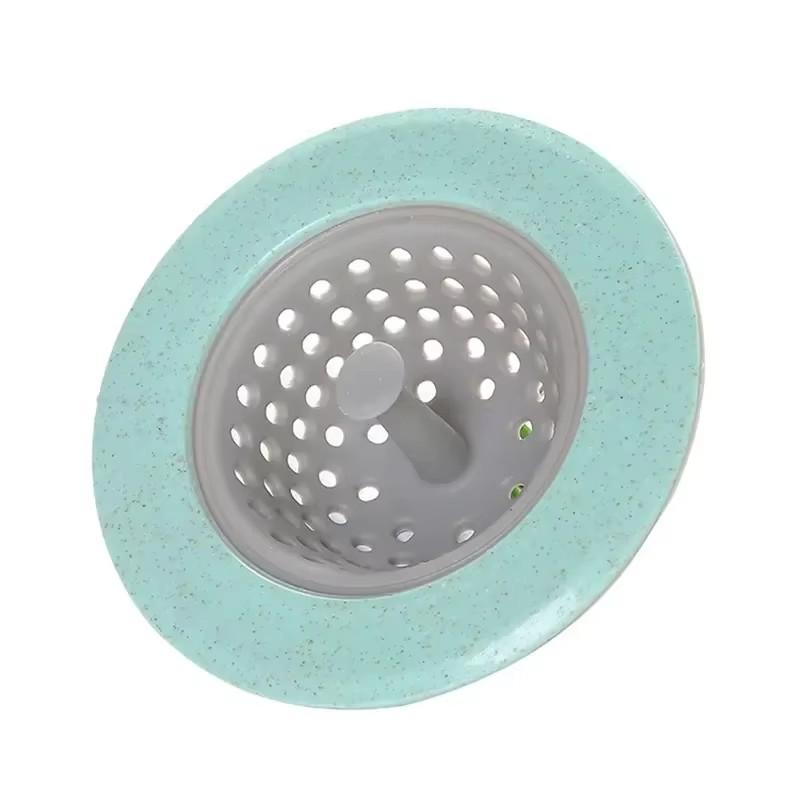 1/2/4pcs Silicone Anti-Clogging Filter Portable Sink Strainer Bathroom Kitchen For Drains Cover Hair Waste Plug Filter Strainer