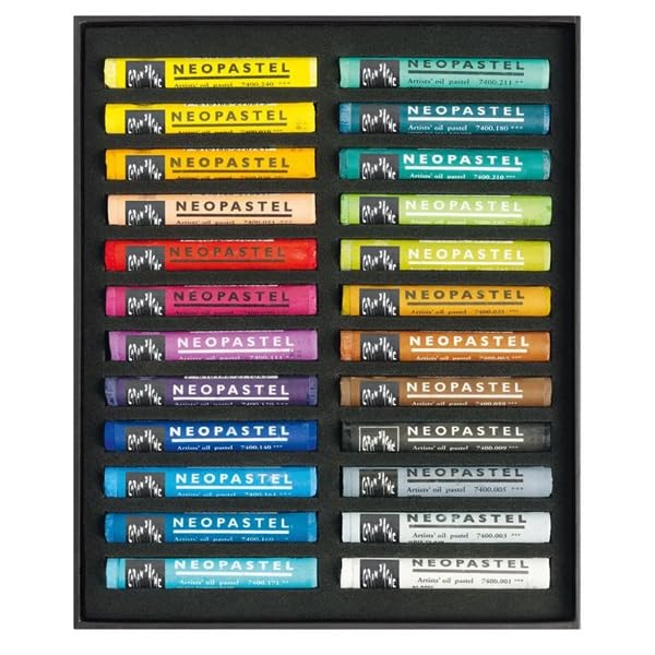 Karan Dash 7400-324 Neopastel 24-Color Set In Paper Box