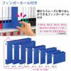 KOKUYO File Ring File Slim Style PP Sheet Cover B5 220 Sheets Blue Fu-URF431B (x 3)