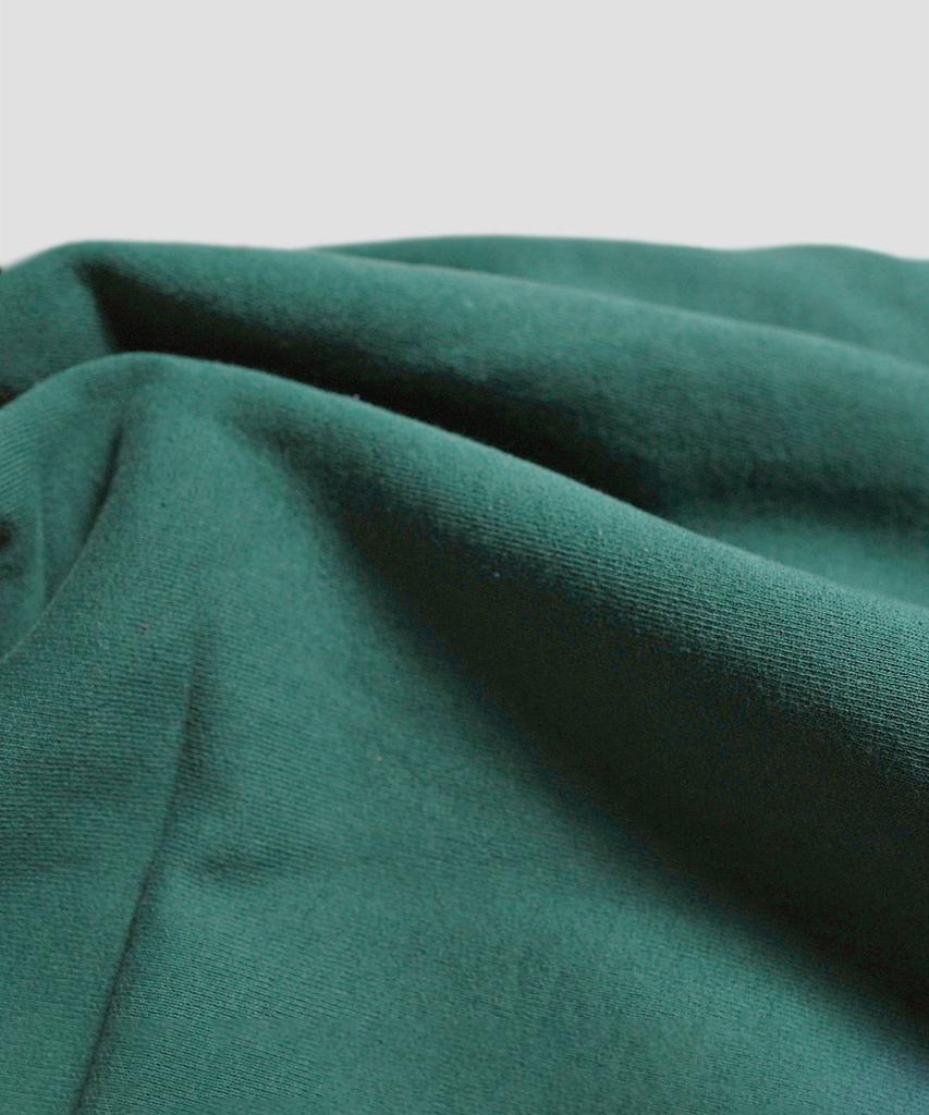 Kaembeoseupocheuweeo Cross Knit Crew Neck Sweatshirt, Forest Green (Type A)