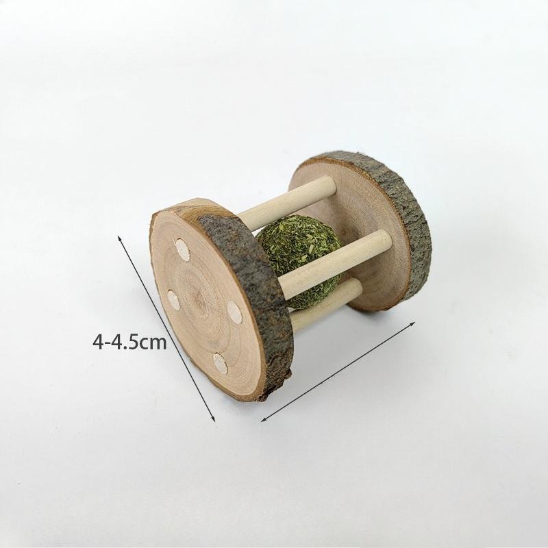 Hamster Toys, Golden Thread Bear, Rabbit Teething Supplies, Apple Wood, Grass Ball, Bell Roller, Hamster Landscaping, Gnawing Bells
