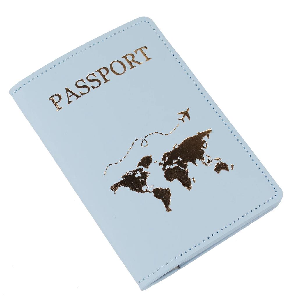 New Travel Passport Covers Women Men Passport Cover Passport Holder ID Card Holder Flight Ticket Clip Travel Accessories