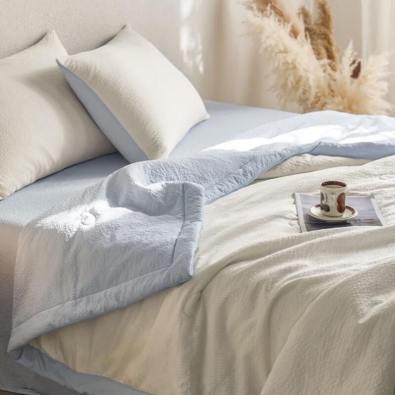HLA 7A Seersucker Soybean Summer Comforter
