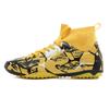 High-Top Football Shoes Tf Broken Nails Artificial Turf Ag Nails Leather Feet Boys And Girls Children And Adolescents Students Training Shoes