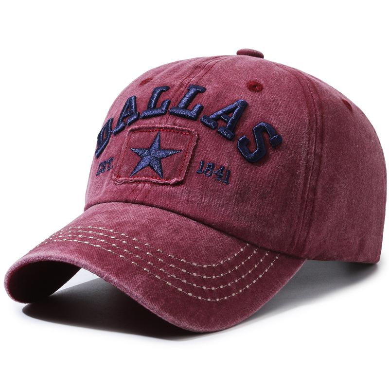 

Unisex Washed Cotton Vintage Cap High Quality Letter Embroidery Baseball Caps Men And Women Casual Outdoor Sports Sun Hats