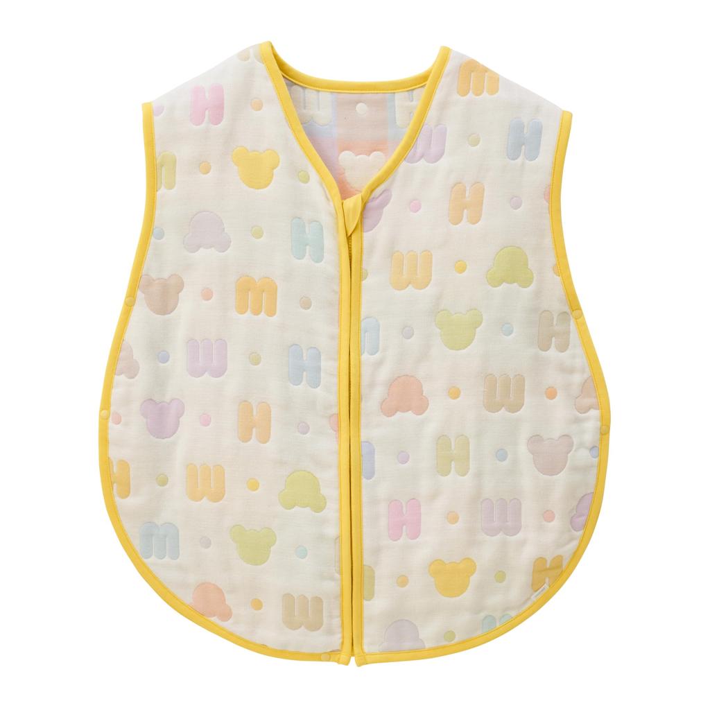 MIKI HOUSE Mullwindel Hergestellt in Verhindert Auskühlung während Geeignet für Jungen und Baby und Baby Mehrfarbiger Schlafsack, 6-lagiges Gewebe, 100% Baumwolle, Japan, schlafend,
