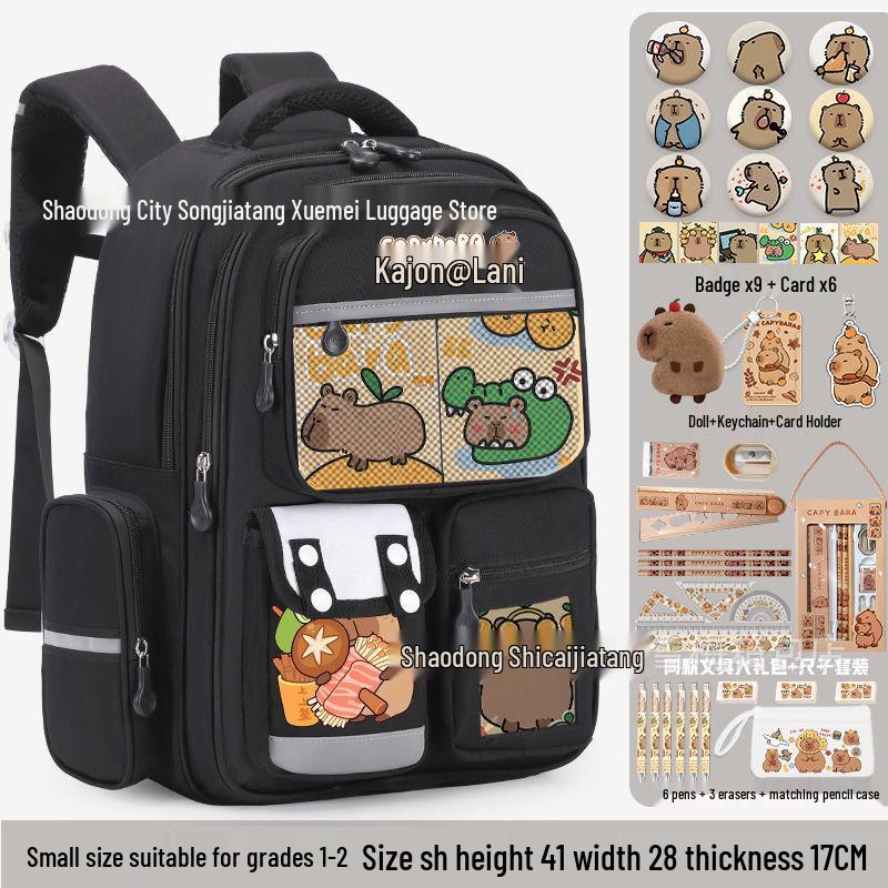 Batoh z lehké oxfordské tkaniny pro děti 6. třídy - Velká kapacita