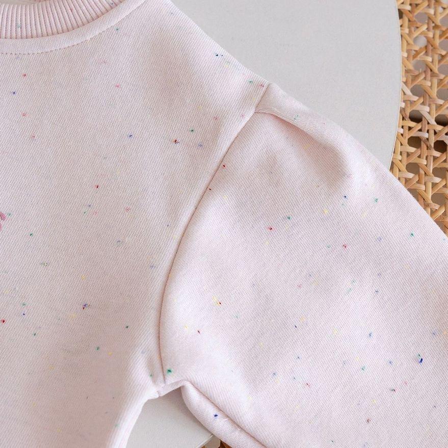 Koreanischer Stil Mädchen Sweatshirt mit langen Ärmeln - Trendige Frühjahrs- & Herbst-Oberbekleidung 2026